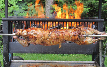 Méchoui d'agneau à Laval